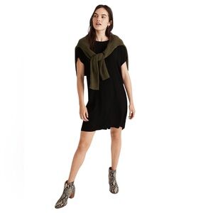 Madewell Crewneck Button-Back Easy Dress Womens Size M